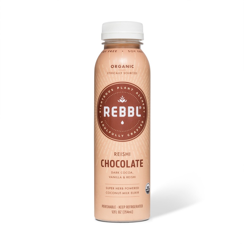 Rebbl Elixir Organic Vegan Reishi Chocolate Spicy Chai - 12 fl oz