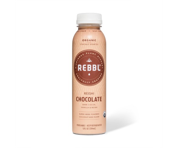 Rebbl Elixir Organic Vegan Reishi Chocolate Spicy Chai - 12 fl oz