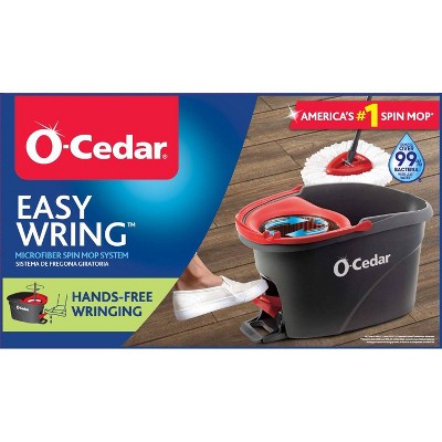 O-Cedar EasyWring Microfiber Spin Mop and Bucket System