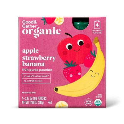 organic fruit pouches