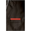 TheDapperTie - Men's Cotton Flat Pre Folded Pocket Square on Card - 2 of 3