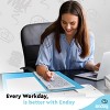 3 Ring Binder Clear View Cover with 2 Inside Pockets, Colored School Supplies Office and Home Binders – by Enday - 2 of 4