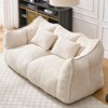 Aukfa Bean Bag Sofa Chairs Loveseat, Oversized Bean Bag Couch,  Lazy Floor Sofa Chair with Two Pillows for Living Room, Bedroom, Apartment - 2 of 4