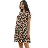 Harlow & Rose Womens Short Sleeve T-Shirt Swing Dress - 2 of 4