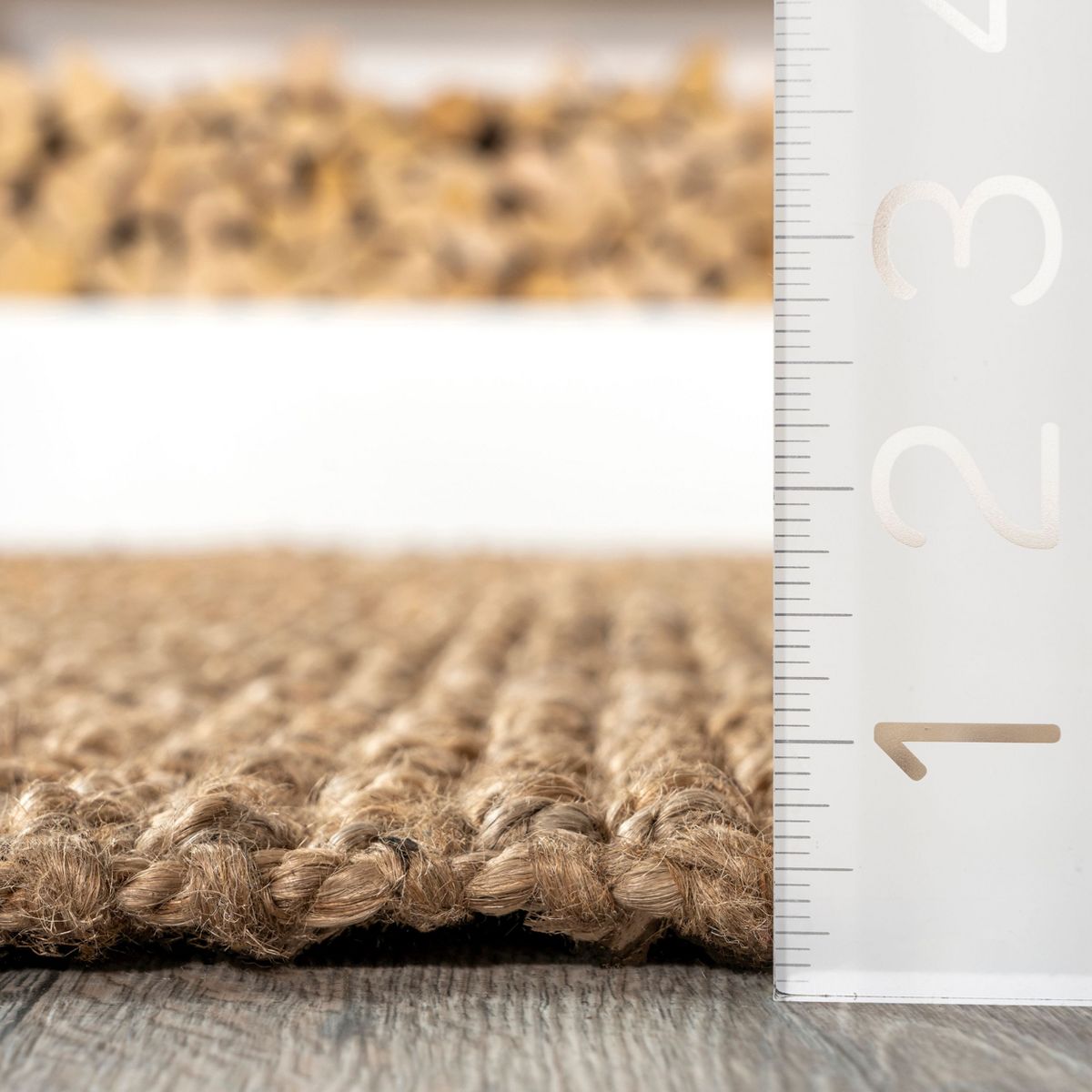 Nuloom Ashli Solid Farmhouse Jute Indoor Area Rug - thumbnail 5
