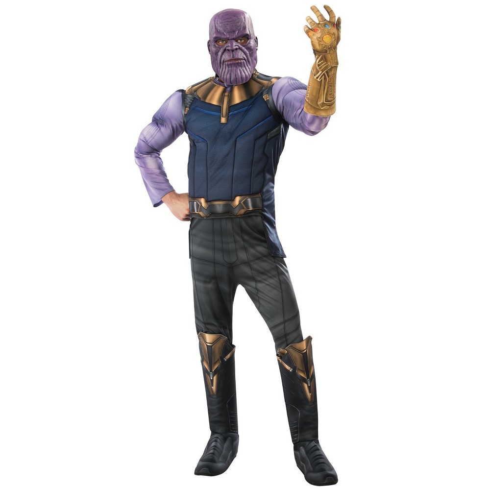 Men's Marvel Avengers Infinity War Thanos Halloween Costume XL, Multicolored