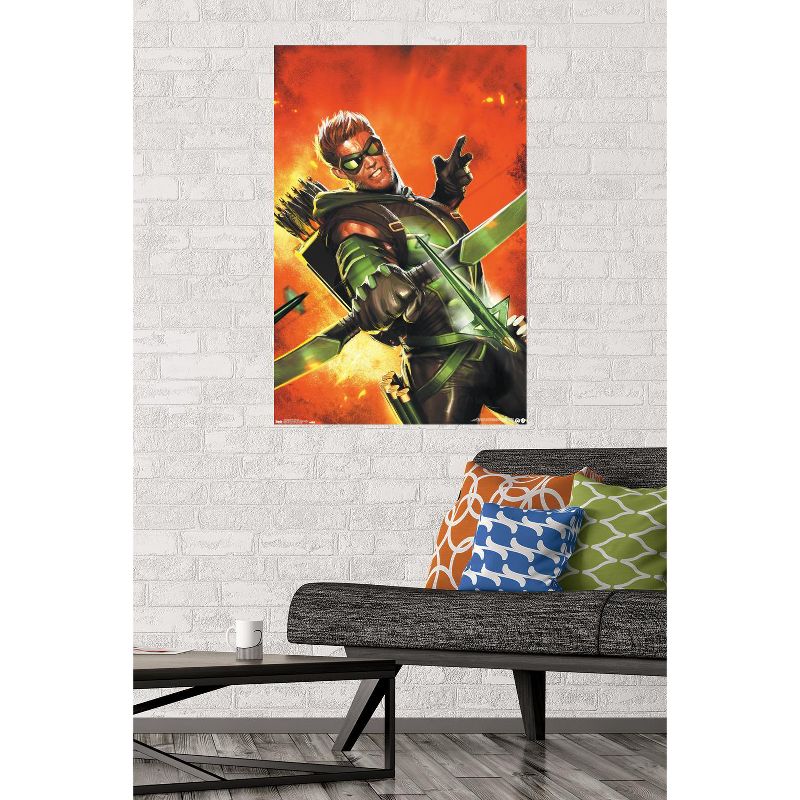 Trends International DC Comics - Green Arrow - Explosion Unframed Wall Poster Prints, 2 of 7