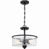 Craftmade Lighting Bolden 2 - Light Semi-Flush Mount in  Flat Black - 4 of 4