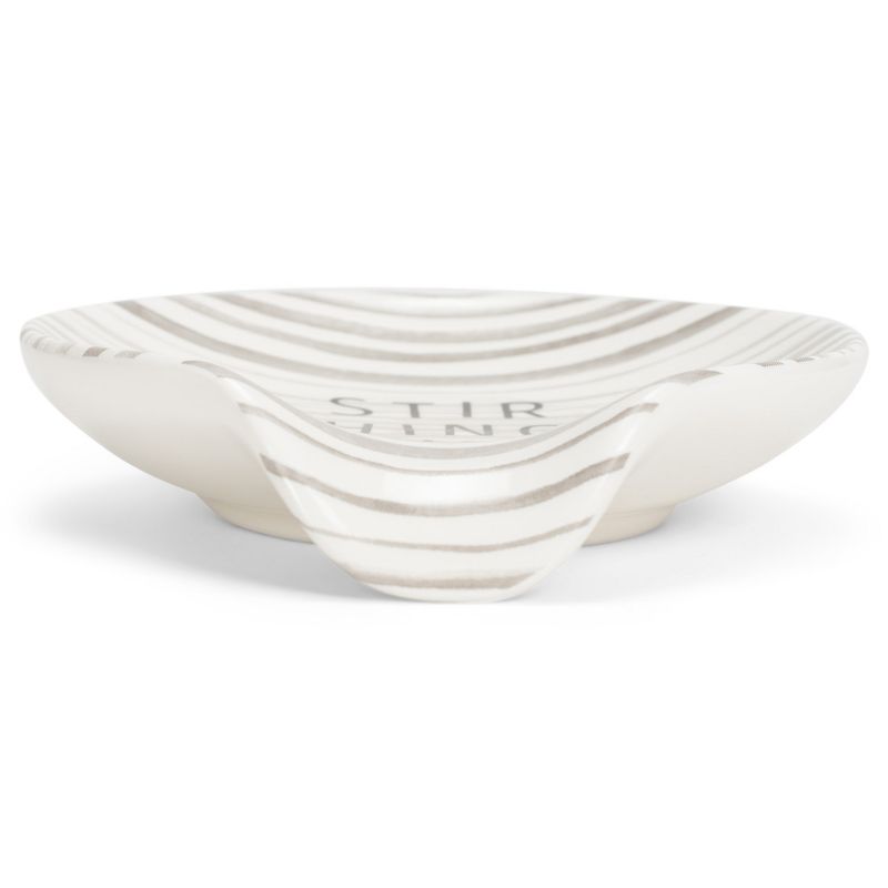 DEMDACO Stir Things Up Spoon Rest 5 x 4 - White, 3 of 5