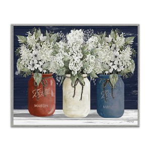 Stupell Industries Americana Floral Bouquets Framed Giclee Art - 1 of 4