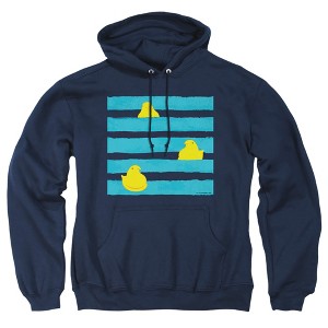 Peeps Easter Peeping Behind Stripes Adult Pull-Over Hoodie - 1 of 4
