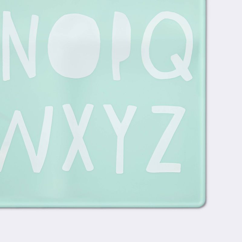 Silicone Place Mat with Decal - Cloud Island&#8482; Green Alphabet, 4 of 8