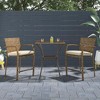 COSCO Outdoor Living 3 Piece High Top Bistro Patio Furniture Set - 2 of 4