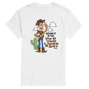 Men's - Disney - Kicking It In The Ole West Short Sleeve Graphic T-Shirt - 1 of 4