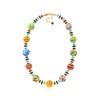 Ross-Simons Italian Multicolored Murano Glass Bead Necklace in 18kt Gold Over Sterling - 3 of 4