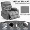 Power Lift Recliner Chair With Vibration Massage And Lumbar Heating,Cup Holders,USB And Type-C Ports,Electric Recliner Armchair-Cuddlewood - 3 of 4