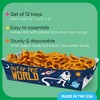 Big Dot of Happiness Blast Off to Outer Space Party Paper Food Trays, Disposable Food Boats Rocket Ship Party, Double-Sided Paper Meal Holders - 12 Ct - 3 of 4