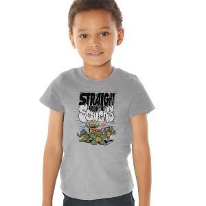 Toddler Boys' Teenage Mutant Ninja Turtles: Mutant Mayhem Straight From the Sewers T-Shirt - 1 of 4