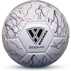 Vizari Zodiac Soccer Ball for Outdoor Training and Fun Play | Soccer Outdoor Ball with Rubber Bladder & Synthetic Leather for Comfort & Durability | Best Soccer Ball for Kids Boys Girls Youth & Adults - 1 of 4