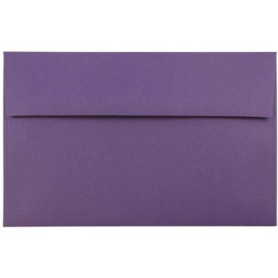 JAM Paper A10 Invitation Envelopes 6 x 9.5 Dark Purple 563912514I