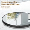 ARTLOGE 24/28/31.5in Round Wall Mirror Bathroom Mirrors with Leather Strap for Over Sink, for Living Room Entryway Wall Decor - 4 of 4