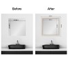 Amanti Art Mirror Makeover Bathroom Mirror Frame Border Kit- Fully Assembled Peel and Stick Frame - Mirror NOT Included - Trio  Trim - 4 of 4