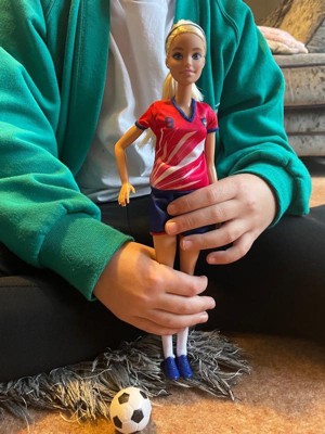 Barbie Made To Move Active Sport Soccer Player Doll 