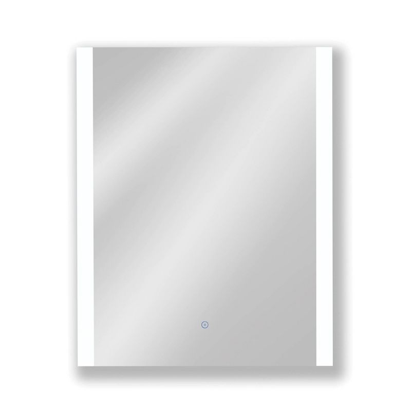 24&#34;x30&#34; Premium Lumen Single Frameless Fixed Color Temp LED Wall Mirror with Anti Fog Glass - Tosca, 1 of 6