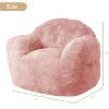 GustoWave Extra Large Bean Bag Chair for Bedroom & Living Room, Pink - 2 of 4