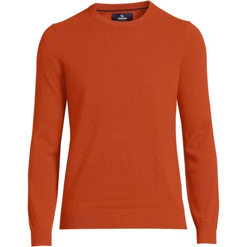 Lands' End Men's Fine Gauge Cashmere Sweater - Large - Dark Cedar