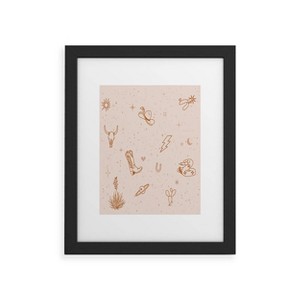 Deny Designs Allie Falcon Cowboy Things Art Print - 1 of 4