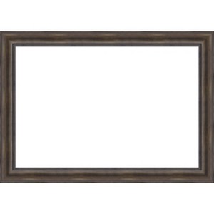 Amanti Art Rustic Pine Black Framed Dry Erase Magnetic Board - 1 of 4