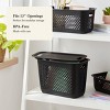 Narrow Decorative Plastic Lid Black - Brightroom™: Storage Bin, Cut-Out Handles, 13" Cube System Compatible - 4 of 4