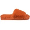 Aeropostale Women's Open Toe Fuzzy Slippers with Cushioned Comfort - 4 of 4