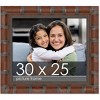 PosterPalooza | 30x25 Wide Bamboo Picture Frame, UV Acrylic, 4 Finishes - Brown, Black, Silver, and Natural - 2 of 4