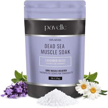 Pavelle Magnesium Dead Sea Salts for Soaking Muscles - 3 lb (48 oz)