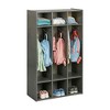 ECR4Kids Streamline 3-Section Coat Locker - 3 of 4