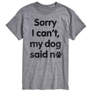 Men's - Instant Message - Can't Dog Said No Short Sleeve Graphic T-Shirt - 1 of 4