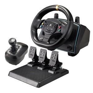 NBCP Xbox One Racing Wheel with Hall Effect Pedals, 900°/ 1080° Rotation Steering Wheel, Dual-Motor Feedback - 1 of 4