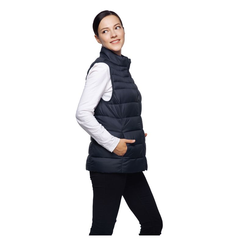 Rokka&Rolla Women's Quilted Puffer Vest, 6 of 11