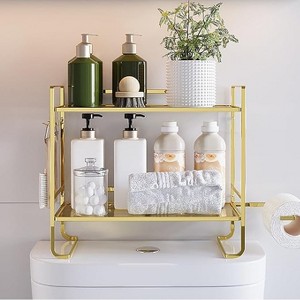 2-Tier Organizers and Storage, No Drilling Storage, Above Storage Rack, Back of Organizer - 1 of 4