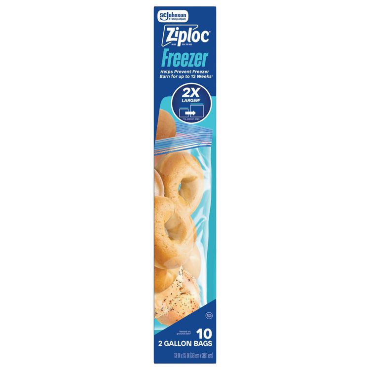 Ziploc Freezer Two Gallon Bags - 10ct : Target