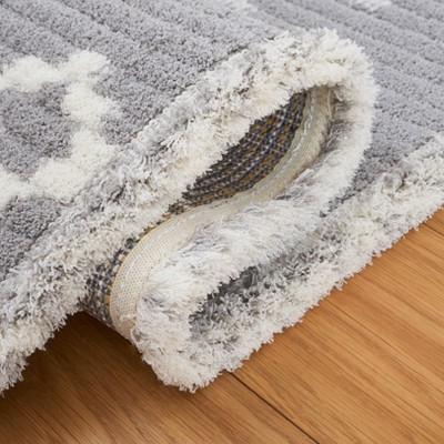 Marrakesh Gray and Light Gray 8' x 10' Wool Area Rug