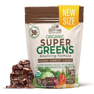 Country Farms Super Greens, Chocolate Flavor - 30 Servings - 1 of 4