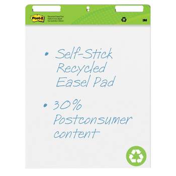 Post-it® Easel Pad, 25 in x 30 in, White, 30 Sheets/Pad, 4 Pads