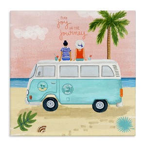 Stupell Industries Joy in the Journey Tropical Adventure Beach Traveling, 30" x 30" - 1 of 4