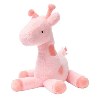 Lambs & Ivy Snuggle Jungle Pink Giraffe Plush Stuffed Animal Toy - Snuggles
