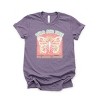 Simply Sage Market Wild And Free Butterfly Short Sleeve Tee - S - Purple - 2 of 4
