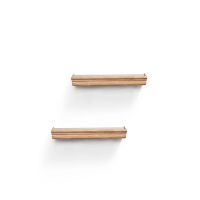 Dsvimoy Planter Stands and Holders Planter Stands Shelf with Invisible Brackets for Home Storage, Beige, 20"*5"*4"