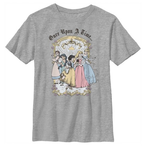 Boy's Disney Princesses Classic Once Upon A Time T-shirt - Athletic ...